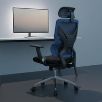 Computer Chair with Headrest High Back Mesh Chair for Study, Gamers