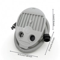 Foot-Operated Air Pump Manual Bellows Foot Pump Portable for Campers, Outdoor Enthusiasts, Camping, Beach, Boating
