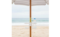 Beach Umbrella Cup Holder Easy Install Umbrella Cup Holder Cup Holder Plastic Stable for Beachgoers, Outdoor, Picnics