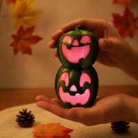 Pumpkin Night Light Festive Pumpkin Table Lamp Ambient Ornament for Autumn, Party