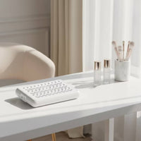 Tabletop Nail Dust Collector Slimline Nail Dust Collector with Dual Fan Strong Suction Appliance Professional for Manicurists, Manicure Tables