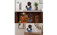 African Mother and Child Statue Ethnic Mother Holding Child Statue Tribal