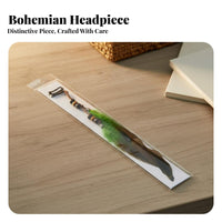 Tassel Feather Hairpiece Ethnic Influenced Feather Tassel Hair Accessory Feathers Tribal Design Hair Jewelry for Women, Girls, Festivals, Parties