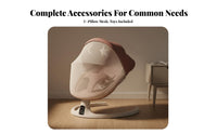 Adjustable Recline Electric Baby Swing Quiet Operation Electric Baby Bouncer Portable Design Infant Soother Built-in Music for Newborns, Infants, Parents, Bedroom, Living Room, Home
