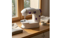 Built-in Light Electric Sewing Machine Speed Control Tabletop Sewing Machine Stitch Tension Home Tool Compact
