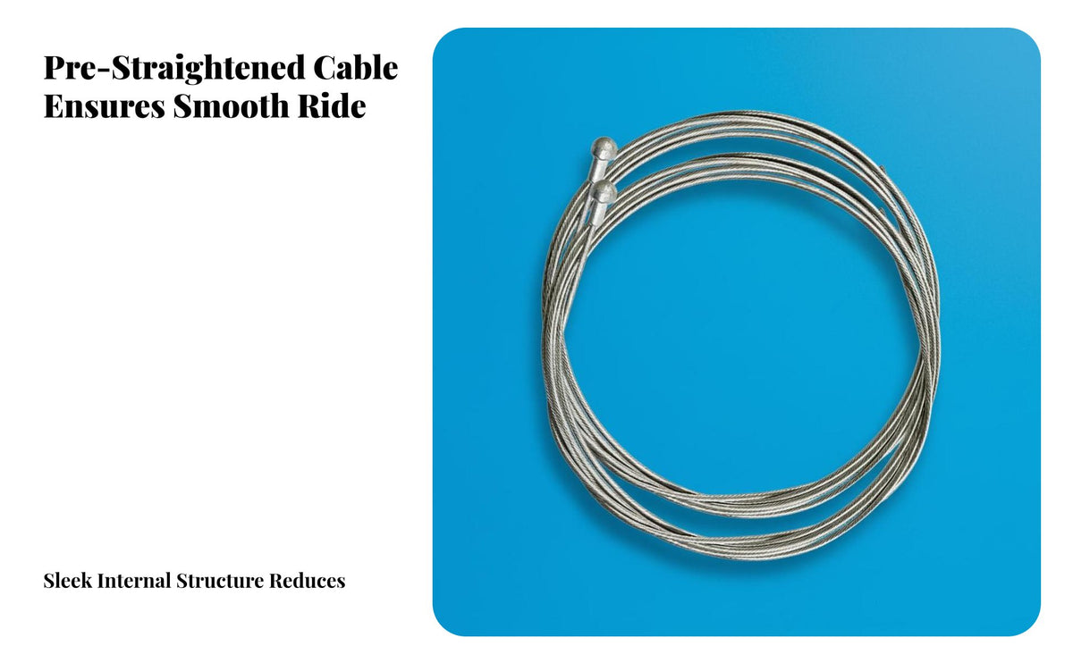 Cycle Brake and Shifter Cable Set Universal Fit Bike Cable and Housing Kit Smooth Gear Changing Derailleur Wire Replacement Set for DIY Projects