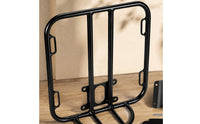 Front Bike Cargo Rack tube Front Bike Rack with Elastic Cord Rectangular for Commuters, Cyclists, Commuting, Errands