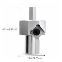 Hexagonal Shank Hole Trimming Cutter Detachable Woodworking Hole Cutter Accurate Tool Professional Grade for Drilling, Workshop
