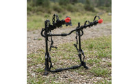 Strap-on Rear-Mounted Cycle Carrier Padded Car Trunk Bike Rack Universal Trunk Bike Rack Heavy-Duty for Cyclists