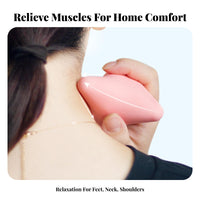 Portable Four-Point Massager Full Body Use Quadrate Deep Tissue Massager Ergonomic Design for Athletes, Fitness Enthusiasts, Travel, Office