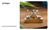 Unique Gift Tear-Detachable Paper Sculpture Memo Pad Double Function Tear-Detachable Paper Sculpture Multi-Functional for Artists, Students