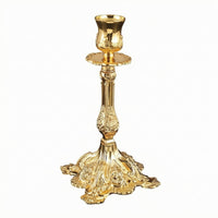 Ornate Metal Candlestick Holder Stable Vintage Metal Candle Holder 4Footed Candle Stand