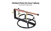 Heavy-Duty Manual Motorcycle Tire Changer High-Strength Metal Motorcycle Tire Bead Breaker Wear Resistant for Mechanics, Workshop, Garage