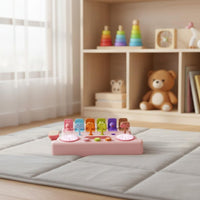 Early Learning Busy Bus Board Cognitive Training Switch Board Toy Interactive Hand-Eye Coordination for Babies