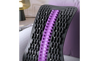 Back Support with Massage Board Adjustable Support with Rotating Handle Contoured Back Stretcher  for Home