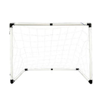 Detachable Soccer Goal with Net Easy-to-Set-up PVC Soccer Goal Sturdy Stable for Children, Families, Toddlers, Outdoor, Backyard, Indoor