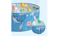 Rigid-Sided Hardboard Pool No-Inflation Foldable Pool Easy Setup Sturdy for Garden