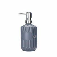 Crystal Cut Glass Press Pump Bottle, Bathroom Soap, Shampoo, Lotion, Hotel, Multi-Color