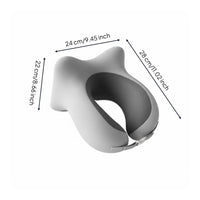 Ergonomic Design Office Rest Pillow Breathable Material U-Shaped Neck Pillow Portable Memory Foam Neck Support Lightweight for Students, Travelers, Car