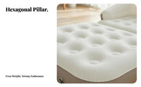 Portable Inflatable Pad Foldable Pillow Easy Setup for Beach Trips