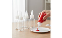 10 Pieces Leakproof Design Plastic Paint Storage Bottle Leak-Proof Caps Paint Mixing Bottle Squeezable Body Art Supply Reusable for Artists, Model Makers, Hobbyists, Crafting
