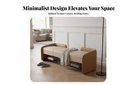 Padded Shoe Rack Bench Multi-Functional Upholstered Shoe Rack Comfortable Seat Padding Modern Design for Apartment Dwellers