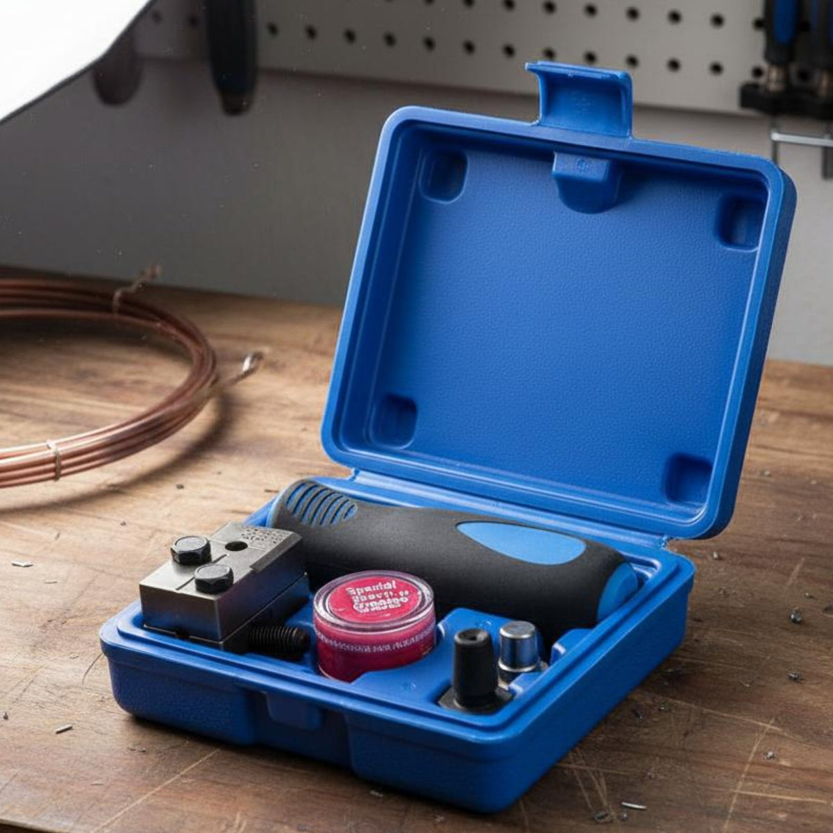 Easy Operation Brake Line Flaring Tool Kit Long-Lasting Construction Double Flaring Tool Set Professional Grade for Mechanics