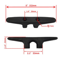 Dock Cleat Wear Resistant Nylon Boat Cleat Heavy Duty Mooring Accessory for Yacht, Kayak