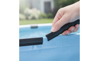 38 Pieces Liner Coping Strip Above Ground Pool Wall Coping Strip Pool Liner Clip Replacement Flexible