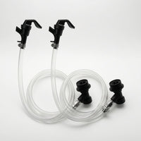 Mini Keg Dispensing System Clamp-Secured Faucet Threaded Connector Beverage Gear