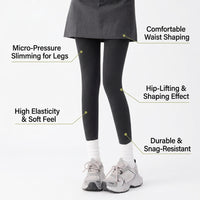 Tights for Women with Fleece Lined Thermal Insulation for Winter, Opaque Stockings with Anti-Odor Technology, Full Length Leggings