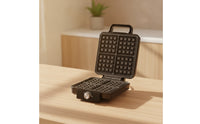 Electric Maker Nonstick Four Slice Maker Countertop Griddle Appliance for Kitchen, Dorm Room
