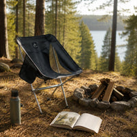 Lightweight Moon Chair Foldable Portable Camping Chair Heavy Duty for Picnic, Travel, Fishing