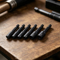 6 Pieces 1/4 hexagonal Shank Shank Socket Alloy Steel Machine Holder Heavy Duty Tool Accessory for Machinists