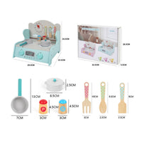 Wooden Culinary Playset Set Educational Pretend Cooking Playset Birthday Gift Toy Stovetop for Kids, Preschoolers