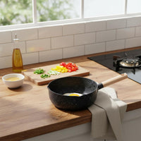 Maifan Stone Pot Multipurpose Maifan Stone Coated Pot Non-Stick Saucepan Even Heating Cookware Thickened Reinforced Bottom