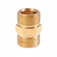 M22 Male to Male Connector Power Washer Hose Coupler Plumbing Hardware Leak-No-Leak Design for Outdoor
