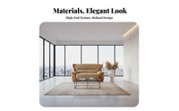 Wood Frame Leather Sofa New Chinese design Living Room Furniture Top-Grain Cowhide Couch for Luxury Shoppers, Homeowners, Villa, Large Apartment, Study