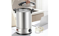 Electric Hot Water Urn Large Capacity Stainless Vessel Boiler Fast Boiling Commercial Tea Urn for Restaurants, Caterers, Buffets, Office