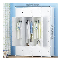 Space Saving Modular Plastic Cabinet Easy Assembly Stackable Cube Organizer Customizable Modular Shelving Unit Dustproof for Students