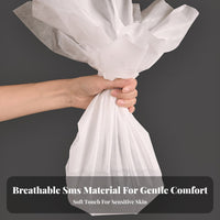 Hygienic Disposable Massage Table Sheet with Face Hole Skin-Friendly Elastic Corner Disposable Bed Sheet Breathable for Spas