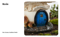 Resin Fairy Garden Cottage Weather Resistant Fairy Garden House Great Gift