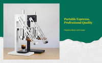 Manual Lever Espresso Machine, Portable High-Pressure Brewer