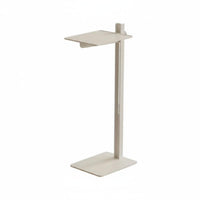 Minimalist Design Adjustable C-Table Space-Saving Adjustable C-Shaped Stand Multi-Functional Household Furniture Easy to Assemble for Apartment Dwellers, Homeowners, Home Office Workers, Living Room, Beside Sofa, Bedroom, Small Spaces