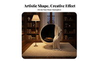 Space Capsule Look ovoid-Shaped capsule Chair Artistic Design Indoor Seating distinctive Shape Er& proceednomic Comfort for Interior Designers, Adults, residents, Living Room, Lounge Area, perusing corner, Office
