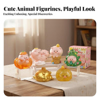 Lucky Cat Cute Glittering Feline Figurine Festive Welcoming Cat Figurine Statue for Collectors, Young Adults, Desktop, Living Room, Office