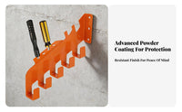 Woodcutting Saw Holder Chain Saws Storage Rack Sturdy Hooks Wall Mount for Workshop, Shed