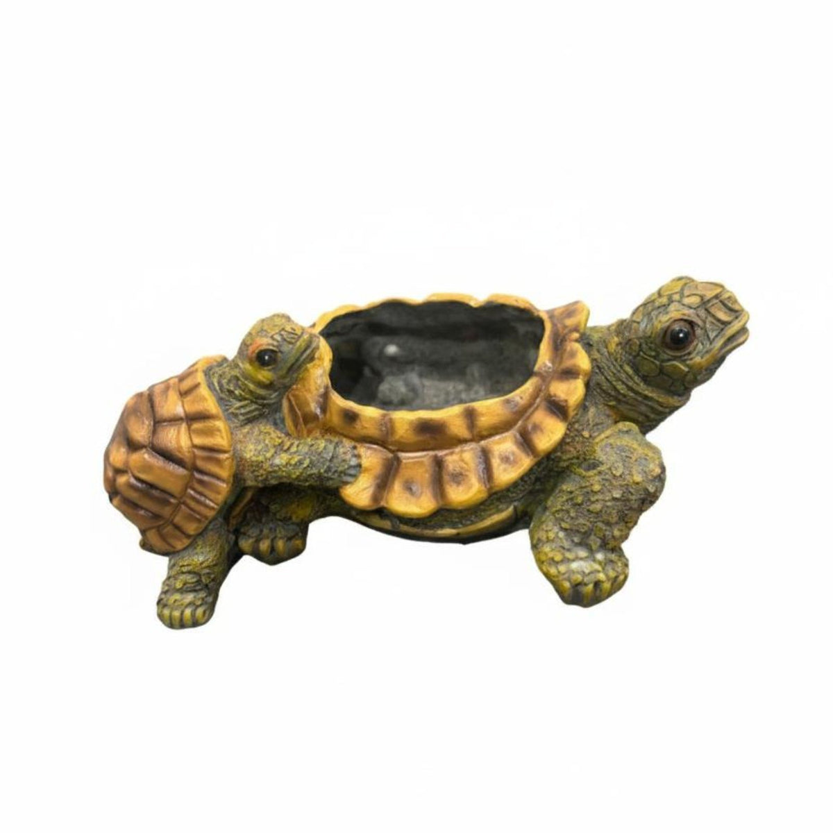 Turtle Planter Realistic Resin Turtle Planter Cute Face Garden Design Decor for Patio