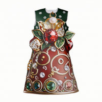 Christmas Costume Dress Festive Christmas Dress Knee Length Clothing for Women, Entertainers, Stage Performances