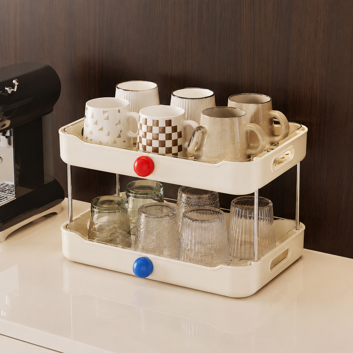 desktop storage rack